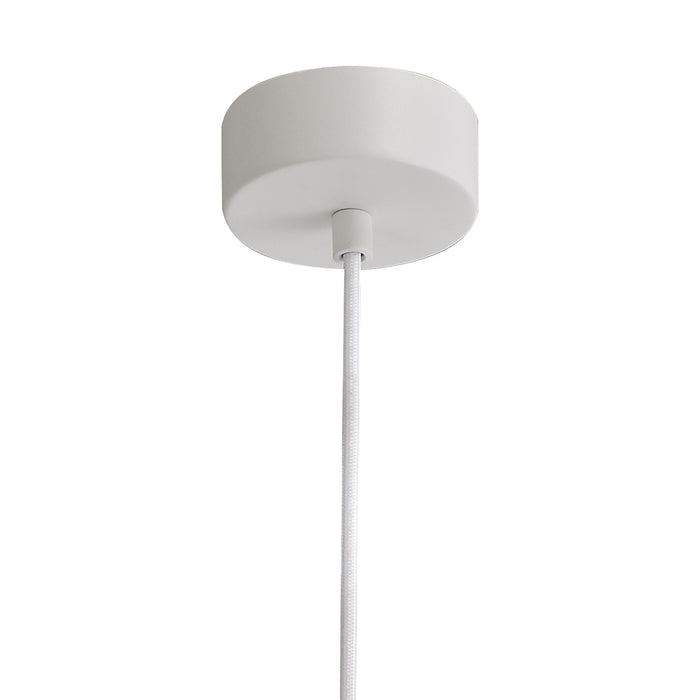 Nelson Lighting NL71769 Sucro Pendant 1 Light White Paintable Gypsum