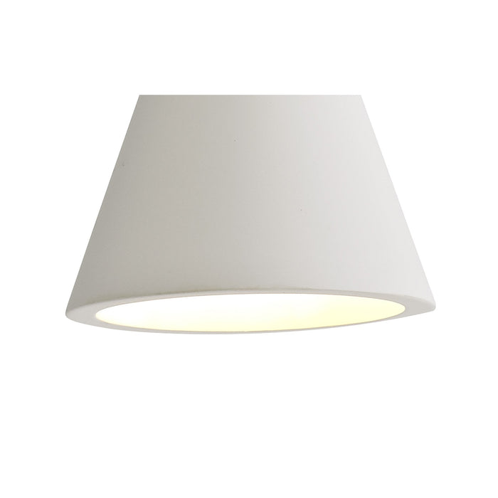 Nelson Lighting NL71769 Sucro Pendant 1 Light White Paintable Gypsum