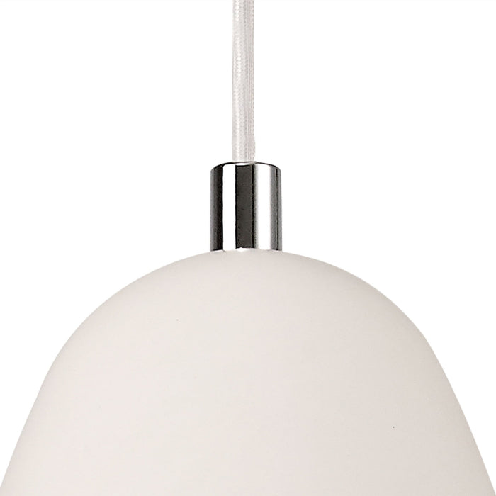 Nelson Lighting NL77159 Sucro Medium Pendant 1 Light White Paintable Gypsum