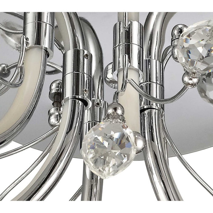 Nelson Lighting NL71679 Catrina Small Celing LED Polished Chrome