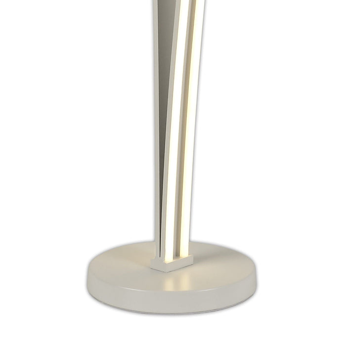 Nelson Lighting NL74309 Josh 2 Light Floor Lamp Dimmable LED White