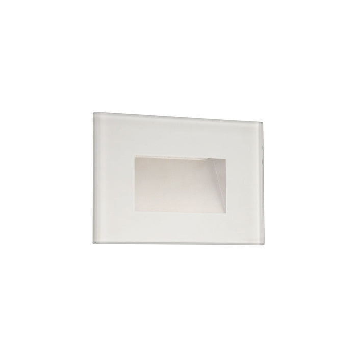 Nelson Lighting NL78299 Katie Outdoor Recessed Rectangle Wall Lamp LED White