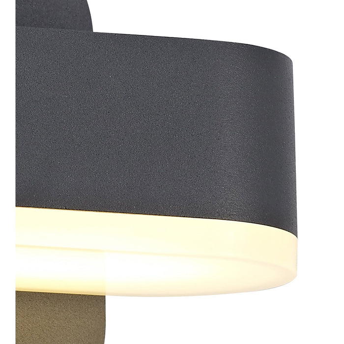 Nelson Lighting NL72119 Maisie 1 Light Adjustable Wall Lamp LED Anthracite